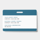 チッレンフォトIDバッジ音楽ツアー学校旅行 バッジ (裏面)