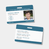 チッレンフォトIDバッジ音楽ツアー学校旅行 バッジ (正面＆裏面)