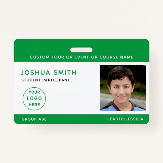 チッレンフォトIDバッジ音楽ツアー学校旅行 バッジ (正面)