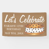 チッ祝ウィッチアイスクリームソーシャル誕生日パーティー 横断幕 (横)