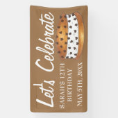 チッ祝ウィッチアイスクリームソーシャル誕生日パーティー 横断幕 (縦)