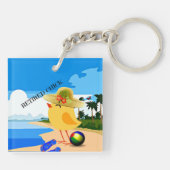 チッ退職したクアットザビーチ キーホルダー (裏面)