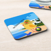 チッ退職したクアットザビーチ コースター (左側)