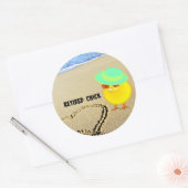 チッ退職したクアットザビーチ ラウンドシール (封筒)