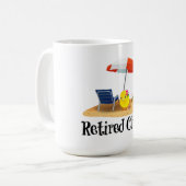 チッ退職したクオンビーチ コーヒーマグカップ (正面左)