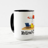 チッ退職したクオンビーチ マグカップ (正面左)