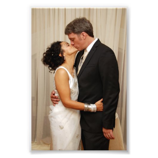 チトラとジェフ結婚リー： フォトプリント            (正面)