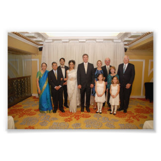 チトラとジェフ結婚リー： フォトプリント           