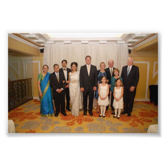 チトラとジェフ結婚リー： フォトプリント            (正面)