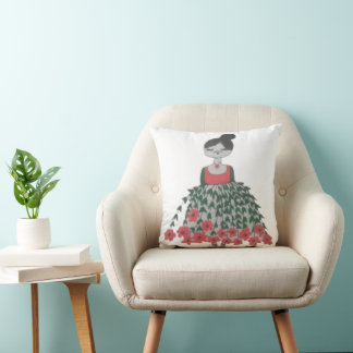 チトリエレガントラリ刺繍枕 クッション