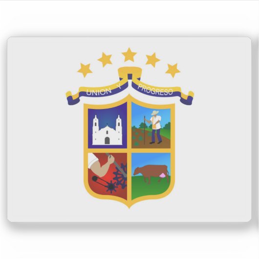 チトレ国旗、パナマ シール (正面)