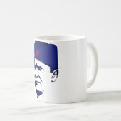 チトーのjosipのBrozのポートレートのイラストレーション コーヒーマグカップ (正面右)