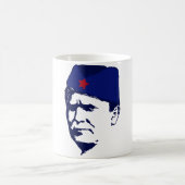 チトーのjosipのBrozのポートレートのイラストレーション コーヒーマグカップ (中央)