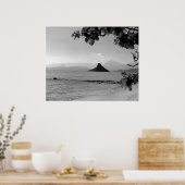 チナマンズハット(W) _bw ポスター (キッチン)