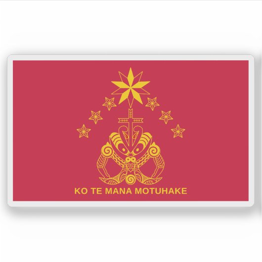 チニタンガ国旗 シール (正面)