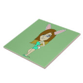 チニバニーの少女 タイル (側面)