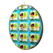 チニパーソナライズされたカサ ダーツボード (正面右)