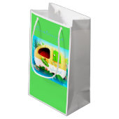 チニパーソナライズされたーカササンダー_コーブ スモールペーパーバッグ (裏面アングル)