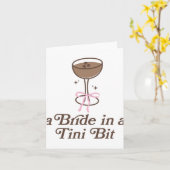 チニビットのテールボウの花嫁 カード (黄色い花)