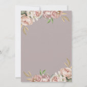 チニーダンサーパープルバレリーナ誕生日 招待状 (裏面)