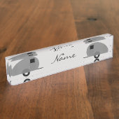 チニーティアドロップトレーラサンダー_コーブ デスクネームプレート (側面)