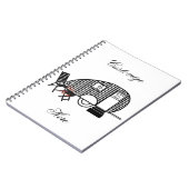 チニーティアドロップトレーラーサンダー_コーブ ノートブック (左側)