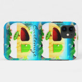 チニーハウスカーサカラバン Case-Mate iPhoneケース (裏面(横))