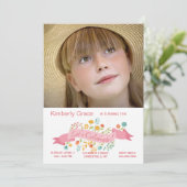 チニーフラワーズフォト招待状 招待状 (スタンド正面)