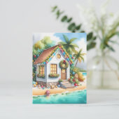 チニーホームオンザビーチフェスティバルクリスマス シーズンポストカード (スタンド正面)