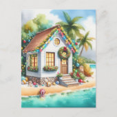チニーホームオンザビーチフェスティバルクリスマス シーズンポストカード (正面)