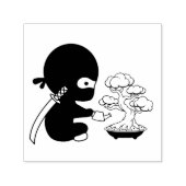 チニー忍者散水盆栽 セルフインキングスタンプ (デザイン)