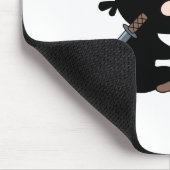 チニー忍者散水盆栽 マウスパッド (コーナー)