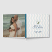 チニ1人の男の子の赤ちゃんシャワーをシック ゲストブック (全面)