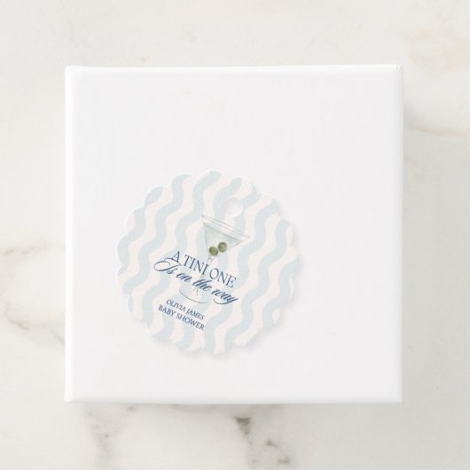 チニ1人の男の子の赤ちゃんシャワーをシック フェイバータグ (インサイチュ)