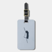 チヌックのヘリコプター ラゲッジタグ (正面縦)