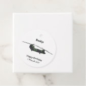 チヌーク軍のヘリコプター漫画イラストレーション フェイバータグ (インサイチュ)