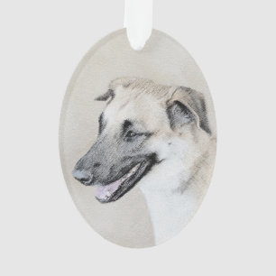 チヌーク(ヘリコプターイ絵画アーズ)犬芸術 オーナメント