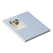 チヌーク (垂れ耳) 絵画 - オリジナル犬アート ノートパッド (アングル)