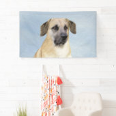 チヌーク(耳を落とし絵画た) - オリジナルドッグアート 横断幕 (インサイチュ)