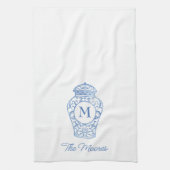 チノアイモノグラムのスリー生姜のキッチンタオル キッチンタオル (縦)