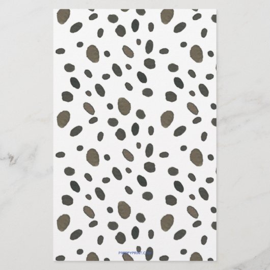 チノイスリーの水色の弓チーテ文房具 便箋 (裏面)