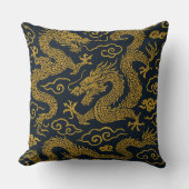 チノイスリーインペリアルドラゴン&クラウド クッション (正面)