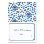 チノイスリーウェディングシャワー個体座席表 テーブルナンバー (正面)