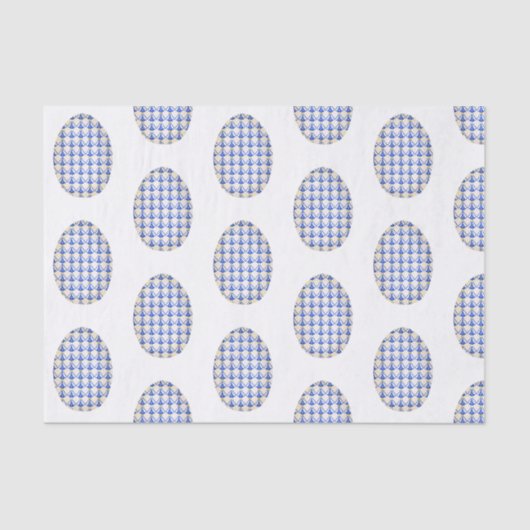 チノイスリーウォーターカラーシックエッグズティッシュペーパー 薄葉紙 (正面)