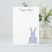 チノイスリーウォーターカラーシックバニーサンキューカード サンキューカード (スタンド正面)