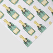 チノイスリーウォーターカラーワインシャンパンボトル 薄葉紙 (詳細)