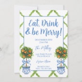 チノイスリーオレンジシトラストピアリークリスマスパーティー 招待状 (正面)