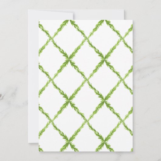 チノイスリーオレンジシトラストピアリークリスマスパーティー 招待状 (裏面)