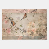 チノイスリーオレンジシャーベットコラージュ ラッピングペーパーシート (正面3)