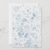 チノイスリーオープンスブルーブライダルシャワー 招待状 (裏面)